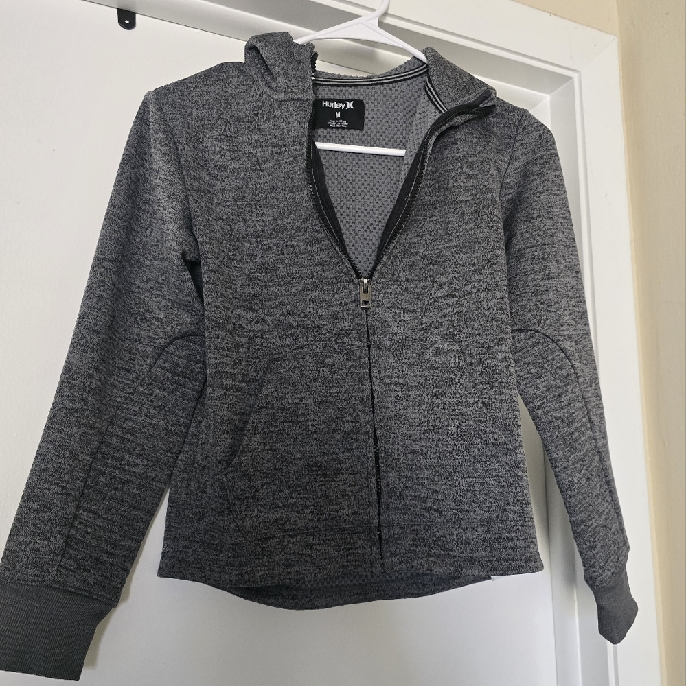 Hurley Cropped Hoodie Full Zip Jacket